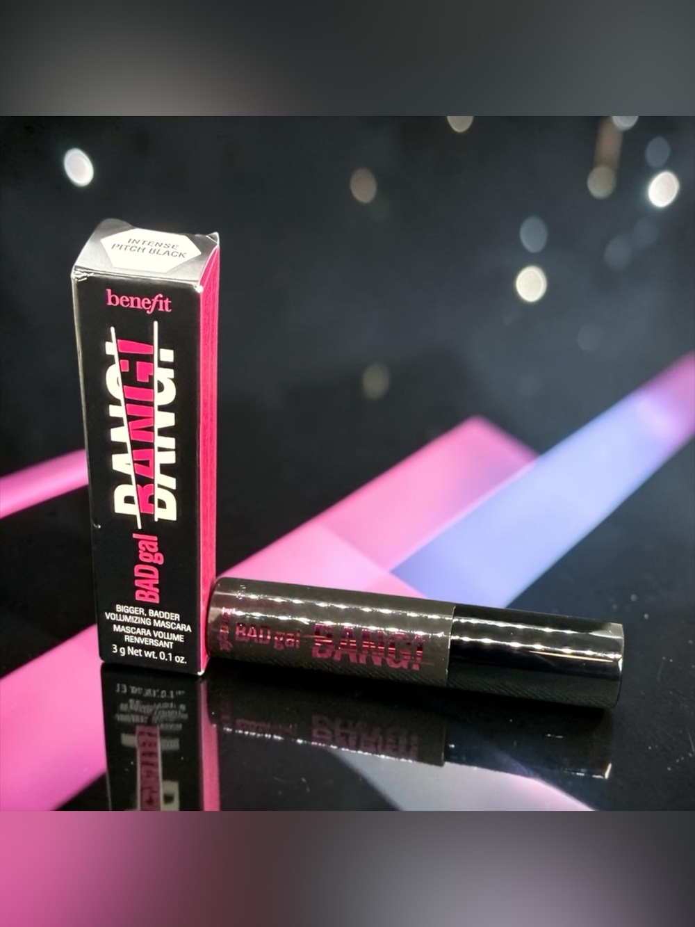 🏷️‼️5/$25🏷️‼️🖤Benefit BADgal BANG!🖤Volumizing Mascara in Intense Pitch Black/NIB